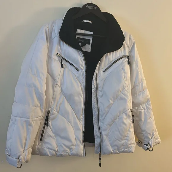 Style & Co. Sport Petite Women’s Medium Cold Weather Jacket with Hood 🍁 ❄️ - Picture 4 of 14